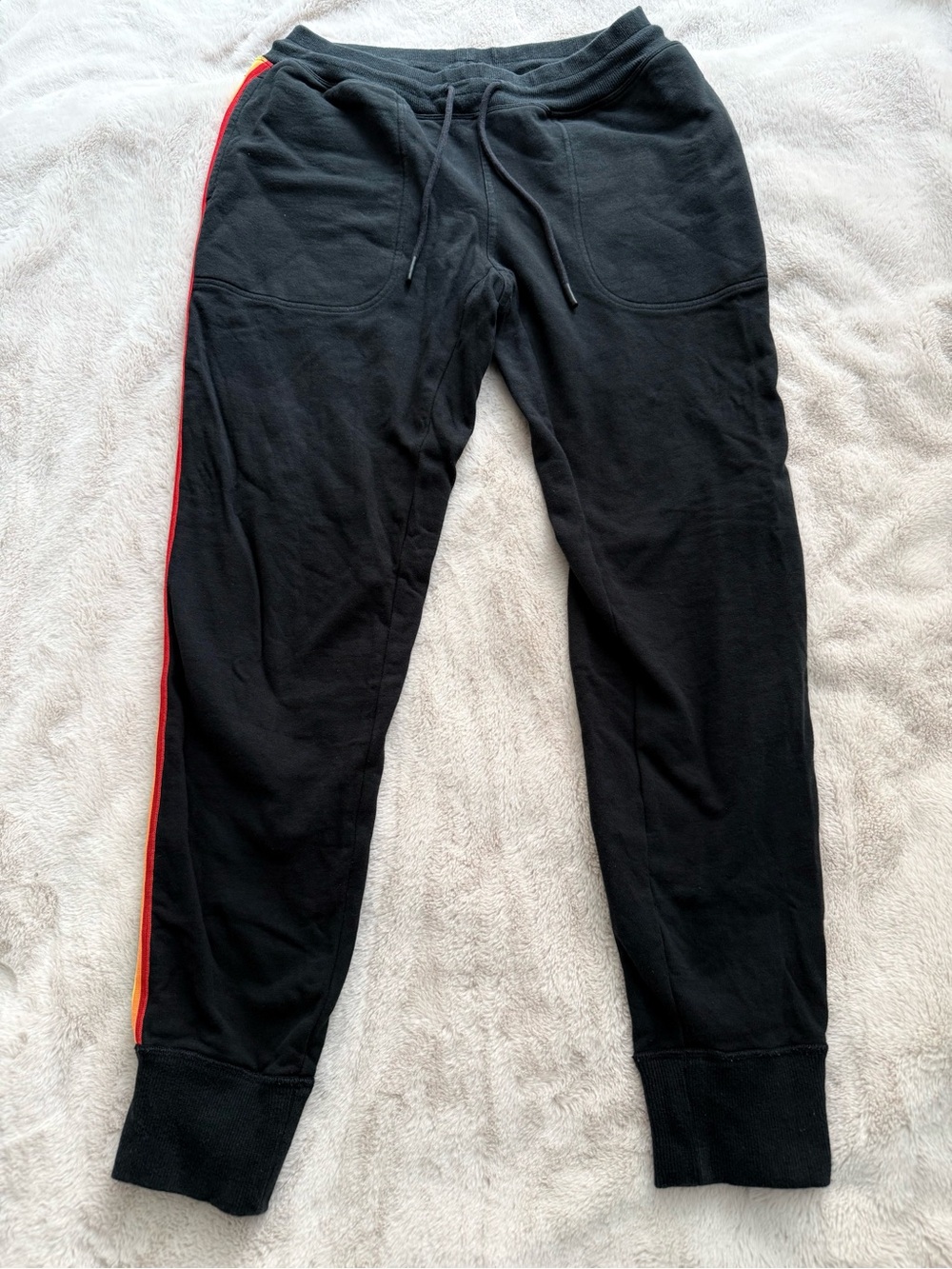 TOMBOYX Black Rainbow Pride French Terry Jogger Size S - Picture 5 of 9